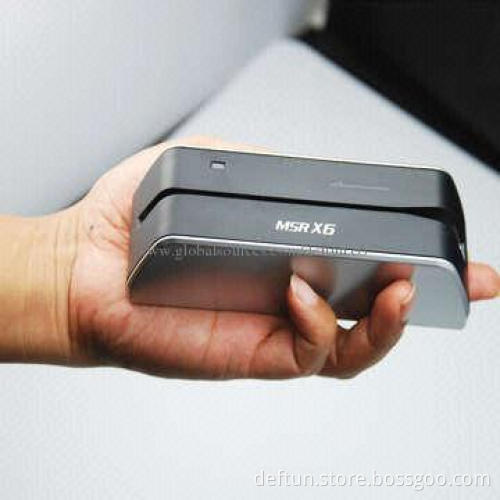 Hico Magnetic Card Reader and Writer than MSR606, Silver, Black Colors